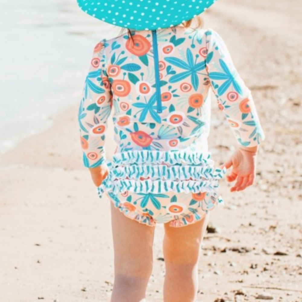 Ruffle Butts rash guard